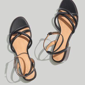 Madewell - The Gena Ankle-Strap Sandal - size 7